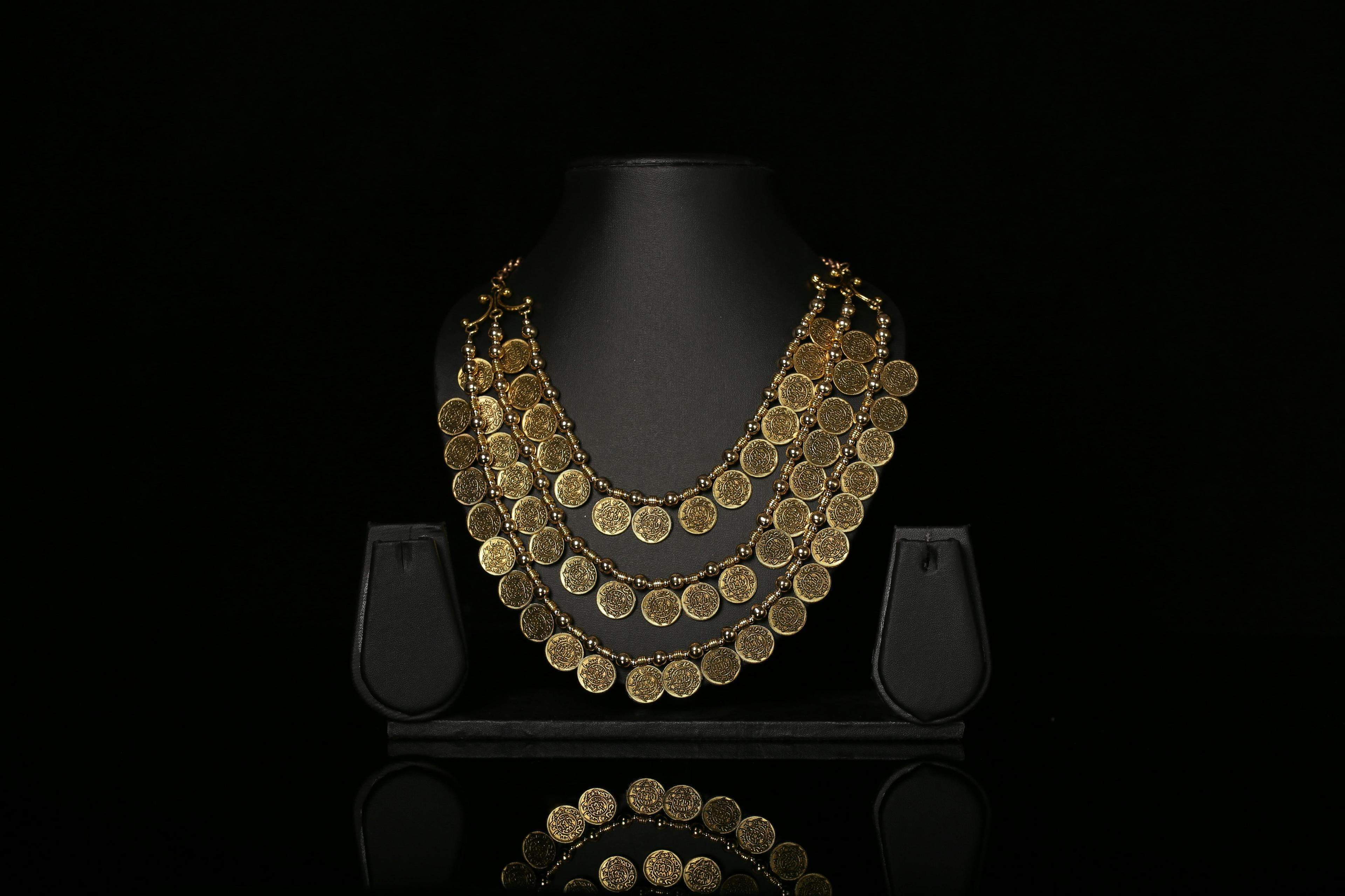 Diamond pendant editorial